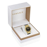  Shop Authentic Versace Greca Moonphase Analog Black Dial Black Leather Strap Watch For Men - VE7G00123 - Luxxuri