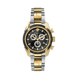  Shop Authentic Versace V-Ray Chronograph Black Dial Two Tone Steel Strap Watch For Men - VE2I00421 - Luxxuri