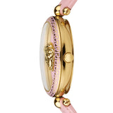  Shop Authentic Versace Palazzo Empire Pink Dial Pink Leather Strap Watch for Women - VCO030017 - Luxxuri