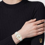  Shop Authentic Versace DV One Mini White Dial White Ceramic Dial Watch for Women - VE9F00224 - Luxxuri