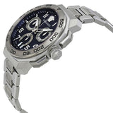  Shop Authentic Versace Dylos Chronograph Blue Dial Silver Steel Strap Watch for Men - VQC090016 - Luxxuri