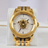  Shop Authentic Versace Palazzo Empire White Dial Two Tone Steel Strap Watch for Men - VERD00418 - Luxxuri