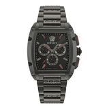  Shop Authentic Versace Dominus Chronograph Quartz Black Dial Black Steel Strap Watch For Men - VE6H00623 - Luxxuri