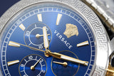  Shop Authentic Versace Sport Tech Chronograph Blue Dial Silver Steel Strap Watch for Men - VELT00219 - Luxxuri