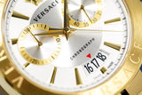  Shop Authentic Versace V Racer Chronograph White Dial Gold Steel Strap Watch for Men - VBR060017 - Luxxuri