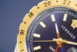 Shop Authentic Versace Hellenyium GMT Blue Dial Two Tone Steel Strap Watch for Men - V11060017 - Luxxuri