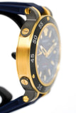  Shop Authentic Versace V Extreme Chronograph Blue & Gold Tone Dial Blue Rubber Strap Watch for Men - VCN010017 - Luxxuri