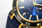  Shop Authentic Versace V Extreme Chronograph Blue & Gold Tone Dial Blue Rubber Strap Watch for Men - VCN010017 - Luxxuri