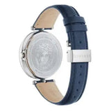  Shop Authentic Versace Palazzo Empire Black Dial Blue Leather Strap Watch for Women - VCO080017 - Luxxuri