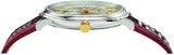  Shop Authentic Versace V Circle Silver Dial Two Tone Leather Strap Watch for Men - VEBQ01319 - Luxxuri