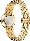  Shop Authentic Versace V-Flare Quartz Silver Dial Gold Steel Strap Watch for Women - VEBN00718 - Luxxuri