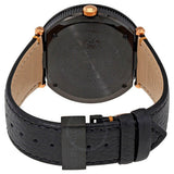  Shop Authentic Versace V-Metal Icon Black Dial Black Leather Strap Watch For Men - VQL030015 - Luxxuri