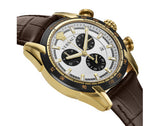  Shop Authentic Versace V-Ray Chronograph Quartz White Dial Brown Leather Strap Watch For Men - VE2I00221 - Luxxuri