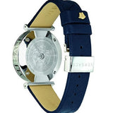  Shop Authentic Versace V-Twist Quartz Blue Dial Blue Leather Strap Watch for Women - VELS00119 - Luxxuri