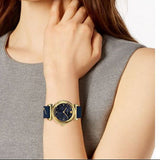  Shop Authentic Versace Greca Blue Dial Blue Leather Strap Watch for Women - VERE00218 - Luxxuri