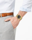  Shop Authentic Versace Chain Reaction Quartz Black Dial Two Tone Steel Strap Watch for Men - VEDY00619 - Luxxuri