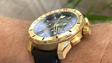  Shop Authentic Versace Casual Chronograph Black Dial Black Leather Strap Watch for Men - VERG003-18 - Luxxuri