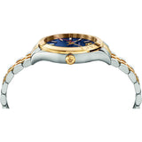  Shop Authentic Versace Hellenyium Quartz Blue Dial Two Tone Steel Strap Watch for Men - VEVK00520 - Luxxuri