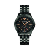  Shop Authentic Versace Univers Quartz Black Dial Black Steel Strap Watch for Men - VEBK00618 - Luxxuri