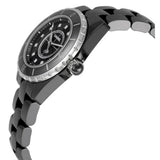  Shop Authentic Chanel J12 Quartz Diamonds Black Dial Black Steel Strap Watch for Women - J12 H1625 - Luxxuri