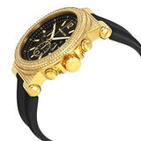  Shop Authentic Michael Kors Dylan Chronograph Black Dial Black Rubber Strap Watch For Women - MK8557 - Luxxuri