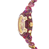  Shop Authentic Versace Icon Active Chronograph Quartz Gold Dial Red Leather Strap Watch For Men - VEZ701222 - Luxxuri