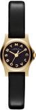  Shop Authentic Marc Jacobs Henry Dinky Black Dial Black Leather Strap Watch for Women - MBM1240 - Luxxuri