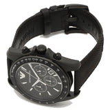  Shop Authentic Emporio Armani Sigma Chronograph Black Dial Black Leather Strap Watch For Men - AR6131 - Luxxuri