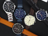 Shop Authentic Tommy Hilfiger Gavin Chronograph Quartz Black Dial Brown Leather Strap Watch for Men - 1791470 - Luxxuri