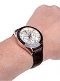  Shop Authentic Tommy Hilfiger Luke Quartz White Dial Brown Leather Strap Watch for Men - 1791118 - Luxxuri