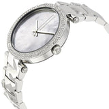  Shop Authentic Michael Kors Parker Mother of Pearl Silver Steel Strap Watch for Women - MK6424 - Luxxuri