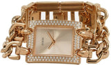  Shop Authentic Guess Mod Heavy Metal Diamonds Rose Gold Dial Rose Gold Steel Strap Watch for Women - W0072L3 - Luxxuri