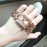  Shop Authentic Guess Mod Heavy Metal Diamonds Rose Gold Dial Rose Gold Steel Strap Watch for Women - W0072L3 - Luxxuri