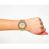  Shop Authentic Guess Siren Diamonds Silver Dial Gold Steel Strap Watch for Women - W0442L2 - Luxxuri
