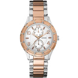  Shop Authentic Guess Siren White Dial Two Tone Steel Strap Watch for Women - W0442L4 - Luxxuri