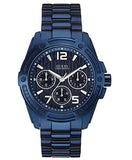  Shop Authentic Guess Flagship Chronograph Blue Dial Blue Steel Strap Watch for Men - W0601G2 - Luxxuri