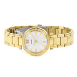  Shop Authentic Guess Park Ave South Analog White Dial Gold Steel Strap Watch For Women - W0767L2 - Luxxuri