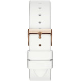  Shop Authentic Guess Solar White Dial White Rubber Strap Watch For Women - W1135L1 - Luxxuri