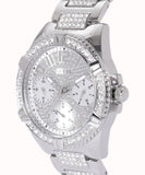  Shop Authentic Guess Frontier Diamonds Silver Dial Silver Steel Strap Watch For Women - W1156L1 - Luxxuri