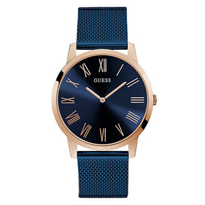  Shop Authentic Guess Richmond Blue Dial Blue Mesh Bracelet Watch for Men - W1263G4 - Luxxuri