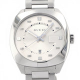  Shop Authentic Gucci GG2570 Silver Dial Silver Steel Strap Watch For Men - YA142308 - Luxxuri