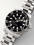  Shop Authentic Gucci Dive Automatic Black Dial Silver Steel Strap Watch for Men - YA136353 - Luxxuri