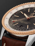  Shop Authentic Breitling Navitimer 1 Automatic 41mm Brown Dial Brown Leather Strap Mens Watch - U17326211M1P2 - Luxxuri