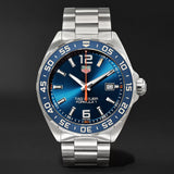  Shop Authentic Tag Heuer Formula 1 Quartz Blue Dial Silver Steel Strap Watch for Men - WAZ1010.BA0842 - Luxxuri