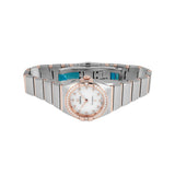  Shop Authentic Omega Constellation Quartz Diamonds Mother of Pearl Dial Two Tone Steel Strap Watch for Women - 131.25.25.60.55.001 - Luxxuri