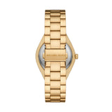  Shop Authentic Michael Kors Everest Three-Hand Mother of Pearl White Dial Gold Steel Strap Watch For Women - MK7363 - Luxxuri