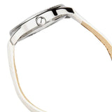  Shop Authentic Guess Rosette Analog White Dial White Leather Strap Watch For Women - W75043L1 - Luxxuri