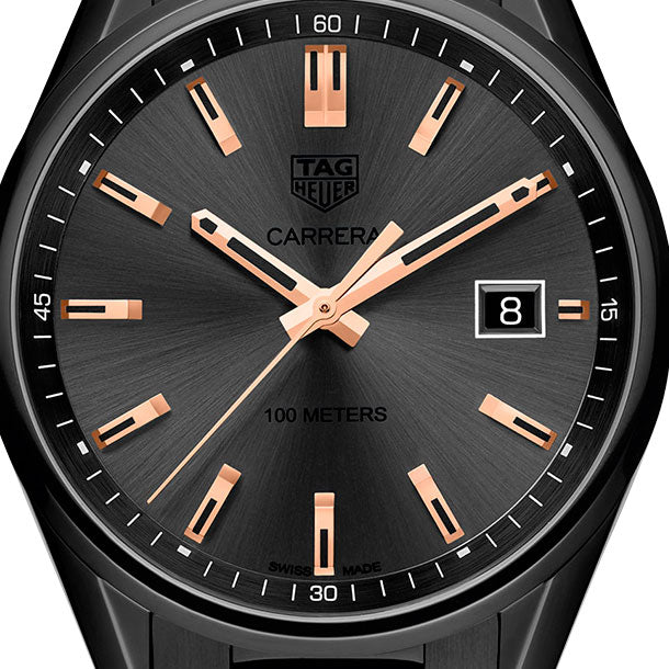  Shop Authentic Tag Heuer Carrera Special Edition Black Dial Black Steel Strap Watch for Women - WAR1113.BA0602 - Luxxuri