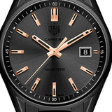  Shop Authentic Tag Heuer Carrera Special Edition Black Dial Black Steel Strap Watch for Women - WAR1113.BA0602 - Luxxuri