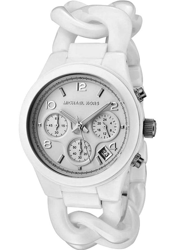  Shop Authentic Michael Kors Ceramic White Dial White Steel Strap Watch for Women - MK5387 - Luxxuri